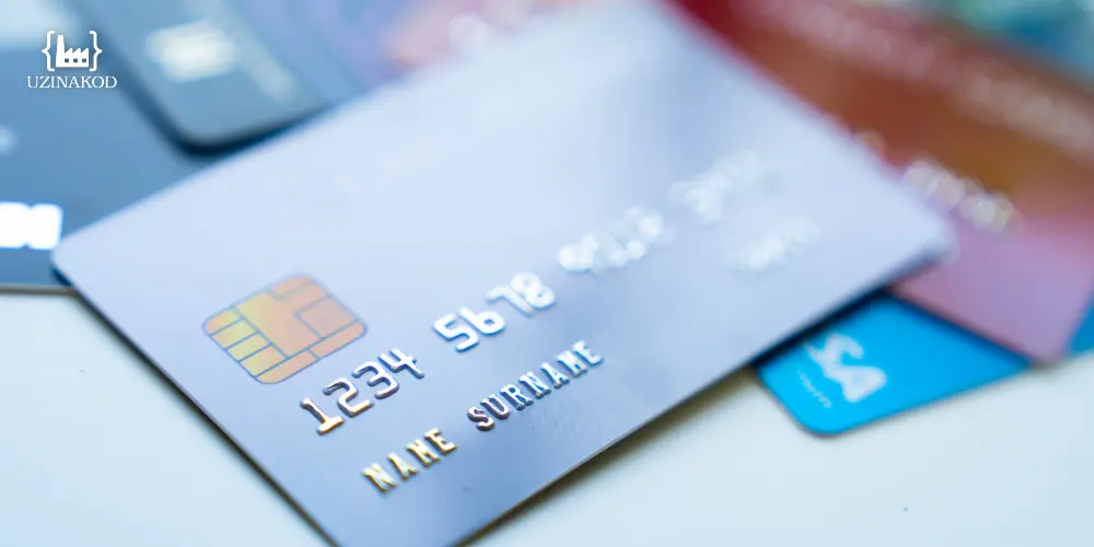 Modern credit cards are equipped with embedded chips that increase transaction security.