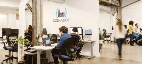 Uzinakod's open-plan offices
